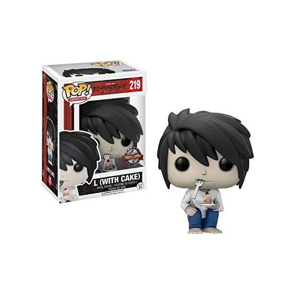 FunKo - Figurine Death Note - L With Cake Exclu Pop - Matière vinyl - Taille 10cm