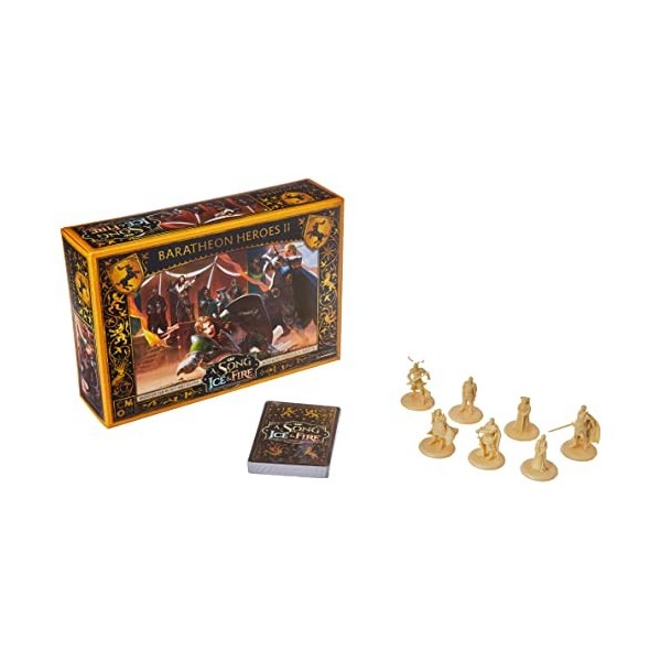Cool Mini or Not, A Song of Ice & Fire: Baratheon Heroes I Miniature Game, Ages 14+, 2+ Players, 45 to 60 Min Playing Time