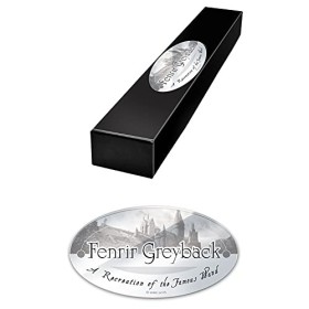 The Noble Collection - Fenrir Greyback Character Wand - 14in 35cm Wizarding World Wand with Name Tag - Harry Potter Film Se