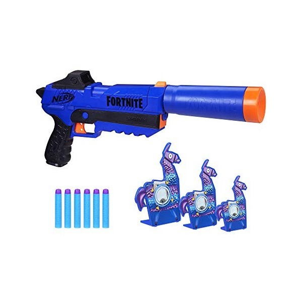 Nerf Fortnite SP-L et 6 Flechettes Nerf Officielles