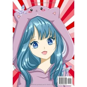 Carnet Mangas : carnet de dessin mangas, A4 100 grandes pages blanches vierges : Carnet de croquis manga dessin- Anime Carne