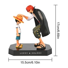 IFHDO One Piece Luffy Figurine, Luffy Cake Topper Personnages Modèle Anime Collection Figurine Décorations Figurine Décoratio