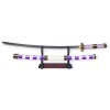 FÉENOMENN Katana One Piece - Luffy Nidai Kitetsu - Lame Bois 95cm Support Japonais Inclus 