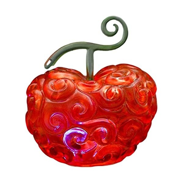 Fruit du Diable One Piece, du Diable Ace Flame + Luffy Gum-Gum Chopper Chirurgical Dark Fruit One Piece Demon Fruit Figure To