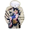 YIMIAO Enfants Impression en 3D Sweat à Capuche One Piece Pull Japonais Animé Manches Longues Hoodie Luffy Ace Pullover Garço