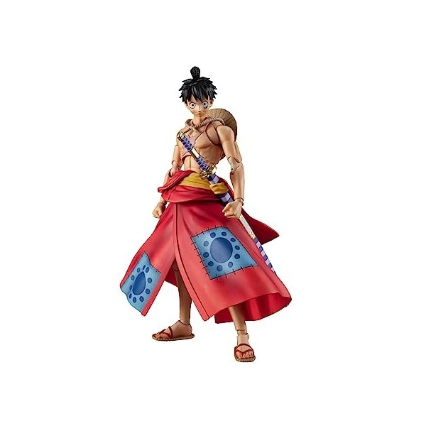 MEGAHOUSE Heroes One Piece – Luffy Taro – Figurine daction Variable – 17 cm, Mehrfarbig, Taille Unique Mixte