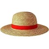 FOUTP One Piece Monkey D. Luffy Cosplay Chapeau Luffy Chapeaux Plats Cosplay Japonais Dessin Animé Accessoires Chapeau Enfant