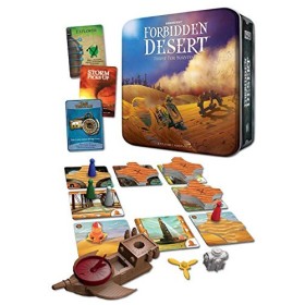 Gamewright , Forbidden Desert Game, Board Game, Ages 10+, 2-5 Players, 45 Minutes Playing Time