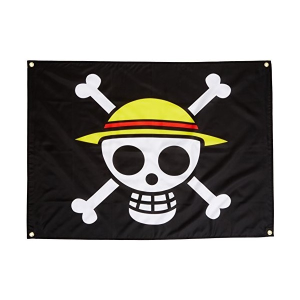 GE Animation Ge-6468&nbsp;One Piece Luffy Chapeau de Paille de Drapeau de Pirate
