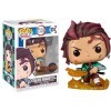 Funko Pop Demon Slayer Tanjiro Kamado avec lame flamboyante