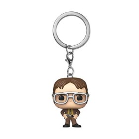 Funko POP! Keychain: The Office - Dwight Schrute - Mini-figurine en Vinyle à Collectionner Porte-clés Fantaisie - Cadeau de N