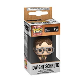 Funko POP! Keychain: The Office - Dwight Schrute - Mini-figurine en Vinyle à Collectionner Porte-clés Fantaisie - Cadeau de N