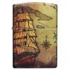 Zippo Briquet tempête Pirate Ship 540° Color Image, Blanc Mat, Rechargeable, dans Un Coffret Cadeau de Haute qualité 60005661