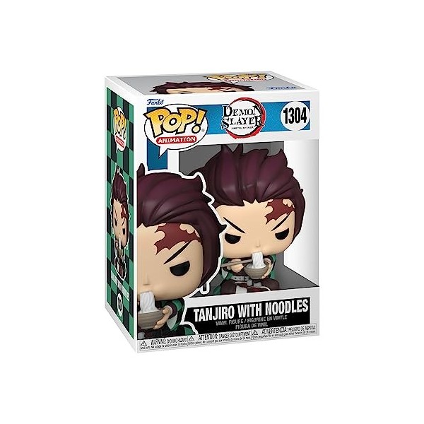 Funko Pop Animation: Demon Slayer - Tanjiro With Noodles - Figurine en Vinyle à Collectionner - Idée de Cadeau - Produits Off