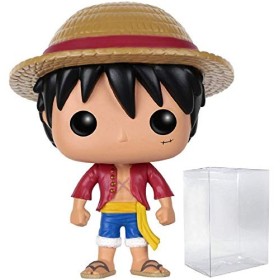 Funko Pop Anime : One Piece - Figurine en Vinyle Monkey D. Luffy avec étui de Protection 