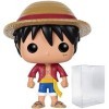 Funko Pop Anime : One Piece - Figurine en Vinyle Monkey D. Luffy avec étui de Protection 