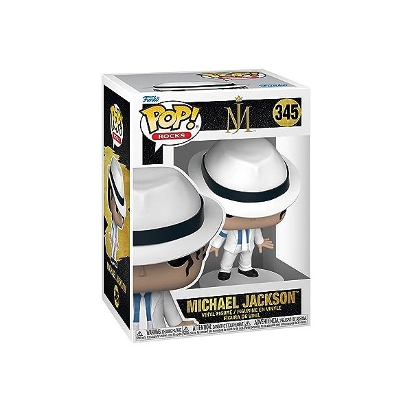 Funko Pop! Rocks: Michael Jackson - MJ - Lean - Figurine en Vinyle à Collectionner - Idée de Cadeau - Produits Officiels - 