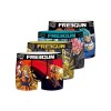 FREEGUN Boxer Enfant Dragon Ball Super, Caleçon Garçon, Vegeta, Sangoku, Maintien Anti-Glisse et Agréable Lot de 4 , Noir, B