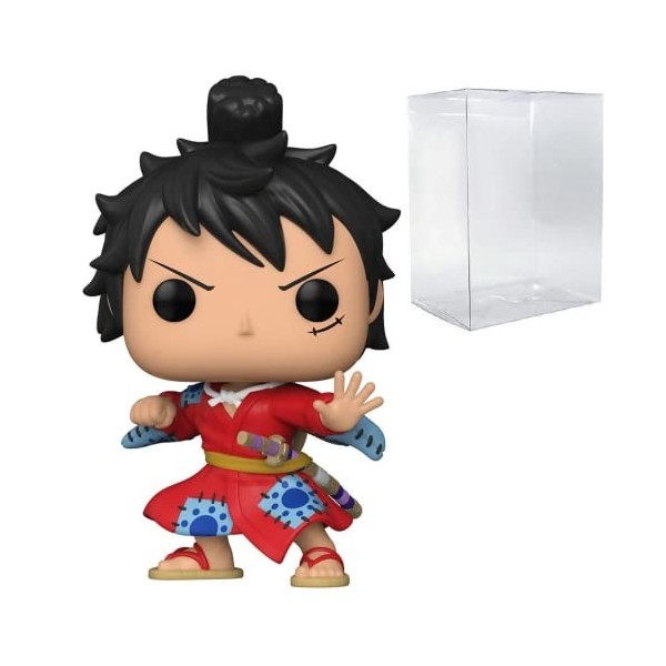 POP One Piece – Luffytaro Luffy in Kimono Funko Pop Figurine en vinyle livrée avec étui de protection compatible POP Box , m