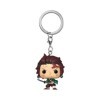 Funko Pop! Keychain: Demon Slayer - Tanjiro Kamado - Sanglant - Mini-Figurine en Vinyle à Collectionner Porte-clés Fantaisie 