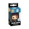 Funko Pop! Keychain: Demon Slayer - Tanjiro Kamado - Sanglant - Mini-Figurine en Vinyle à Collectionner Porte-clés Fantaisie 