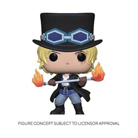 Funko Pop! Anime One Piece Set of 4: Sabo, Crocodile, Brook and Luffy Gear