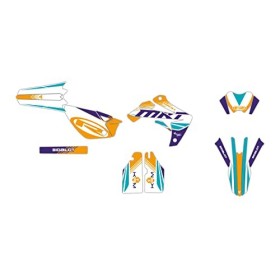 KIT DECO MOTOCROSS ADAPTABLE RIEJU MRT 50 DE 2009 à 2021 KAIJU ORANGE