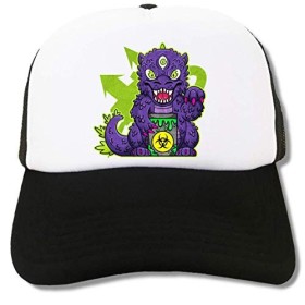 Radioactive Cat Kaiju Funny Japan Monster Casquette de Baseball Trucker Cap