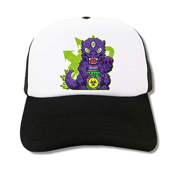 Radioactive Cat Kaiju Funny Japan Monster Casquette de Baseball Trucker Cap