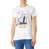 Boruto MEBORUTTS007 T-Shirt, Blanc, M Homme