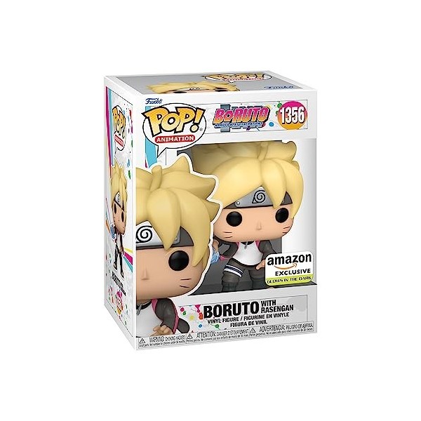 Funko Pop! Animation: Boruto - Boruto Uzumaki with Ransengan - Brille dans Le Noir - Boruto: Naruto Next Generations - Exclus