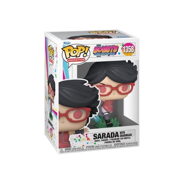 Funko Pop! Animation: Boruto - Sarada Uchiha with Sharingan - Boruto: Naruto Next Generations - Figurine en Vinyle à Collecti