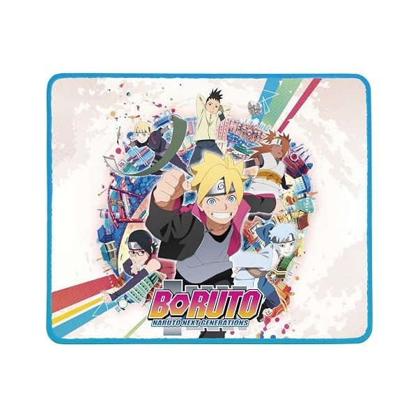 Konix Boruto Naruto Next Generations Tapis de Souris World 32 x 27 cm pour Bureau PC Gaming - Base antidérapante - Motif Kono