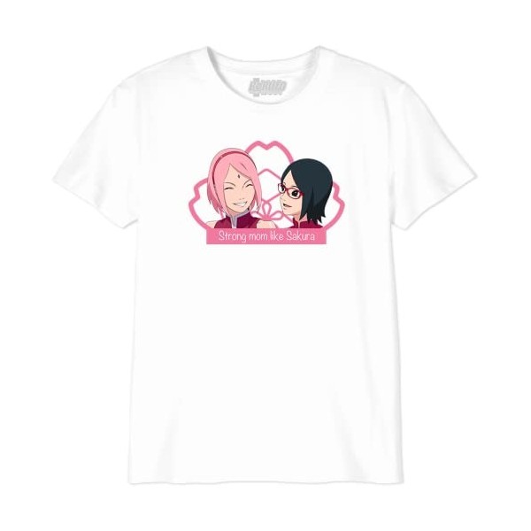 Boruto GIBORUTTS001 T-Shirt, Rose Pale, 12 Ans Fille