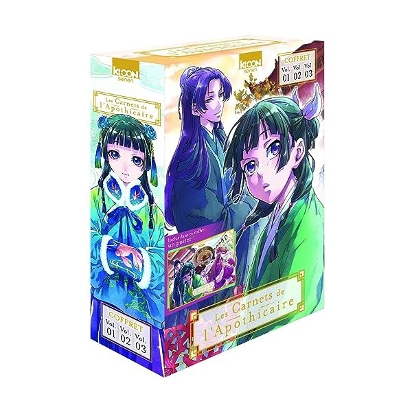 Coffret Les Carnets de lapothicaire vol. 1 à 3