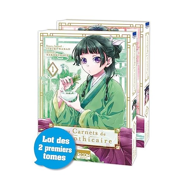 Les Carnets de lapothicaire - Lot tome 1 + tome 2