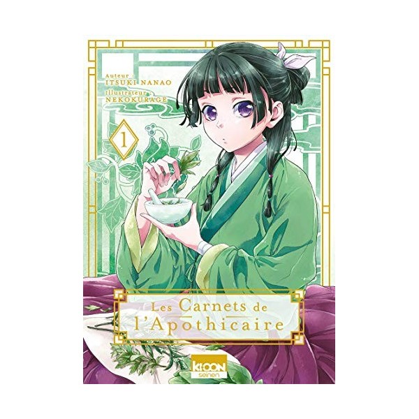 Les Carnets de lapothicaire - Lot tome 1 + tome 2