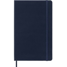 Moleskine - Carnet de Notes Classique Papier Blanche - Journal Couverture Rigide et Fermeture par Elastique, Taille Grand For