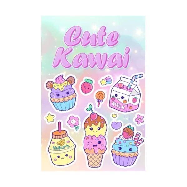 Carnet de notes Kawaii , un note book cute et mignon sur le theme manga: 100 pages avec lignes