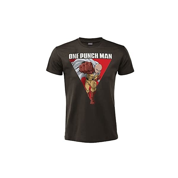 Difuzed T-shirt officiel One Punch Man Motif personnage unisexe coton adulte garçon, multicolore, XXL