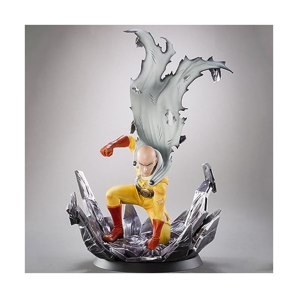 Figurine One Punch Man Saitama - Décoration de maison ou de bureau - 24 cm