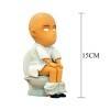 Figurine One Punch Man Saitama Toilettes 15 cm Anime Saitama Sensei Drôle Mignon Figurine Action Figure PVC Statue Modèle Col