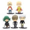 Lot de 5 figurines One Punch Man – Anime Saitama Action Figure Tornado Anime Toys Genos Toy Statues PVC Anime One Punch Man M