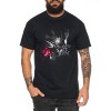 Saitama Fly T-Shirt pour Homme Saitama Punch One Anime Manga, Farbe2:Noir, Größe2:XXXX-Large