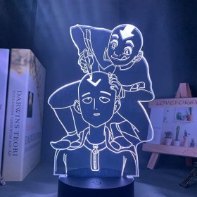 Xinchangda One Punch Man Lampe illusion 3D Anime Saitama/Genos Veilleuse Tactile Veilleuse Noël Anniversaire Cadeau Créatif J