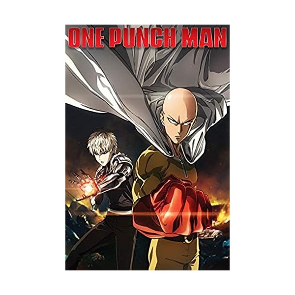 Pyramid International Poster One Punch Man destruction - Papier Glacé - 91x61cm