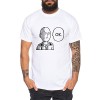 Saitama OK T-Shirt pour Homme Saitama Punch One Anime Manga, Farbe2:Gris Chiné, Größe2:Small