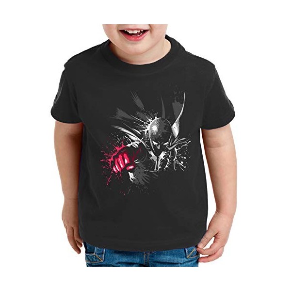 Sait Fly Saitama Camiseta pour Enfants Saitama Punch One Anime Manga, Kinder T-Shirt Größe:152-164 12-14 Ans , Kinder Farben