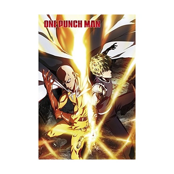 ABYSTYLE - One Punch Man - Poster Saitama & Genos 91.5x61cm 