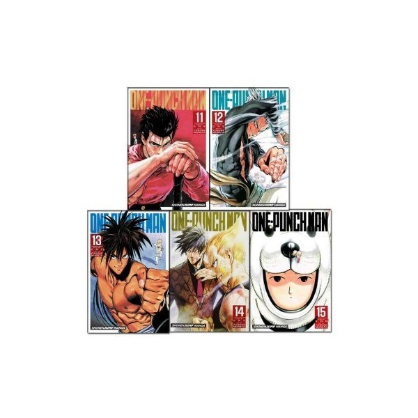 One-Punch Man Volume 11-15 Collection 5 Books Set Series 3 